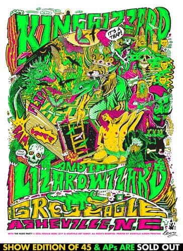 Show poster for The Grey Eagle on 2016-05-06T00:00:00.000Z