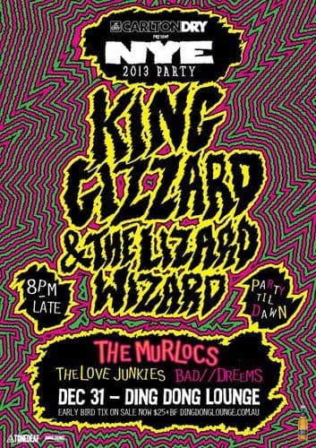 Show poster for Ding Dong Lounge on 2013-12-31T00:00:00.000Z