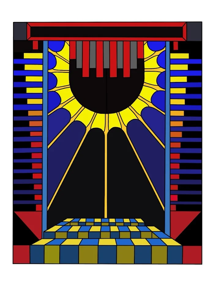 Polyganawanaland Panel (Large) - Custom Polyganawanaland Panel, inspired by the centerpiece from the album cover. Open to negotiation...