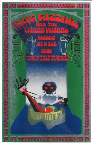 Bootleg poster for Forest Hills Stadium on 2025-08-01T04:00:00.000Z