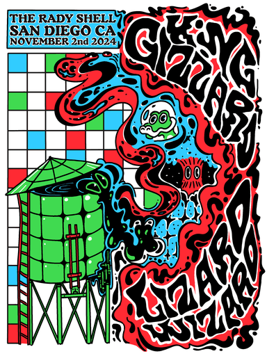 Bootleg poster for The Rady Shell at Jacobs Park on 2024-11-02T04:00:00.000Z