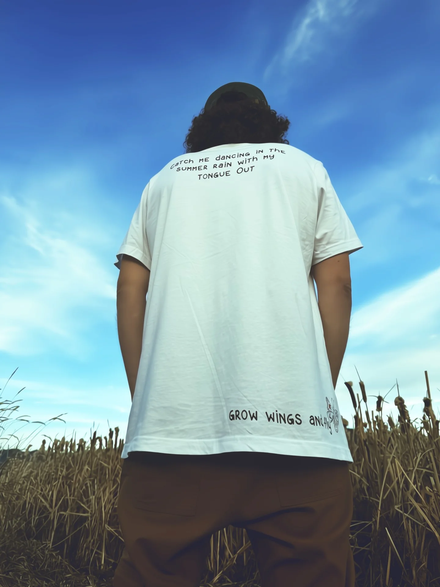 Grow Wings and Fly Mens T-Shirt thumbnail 3