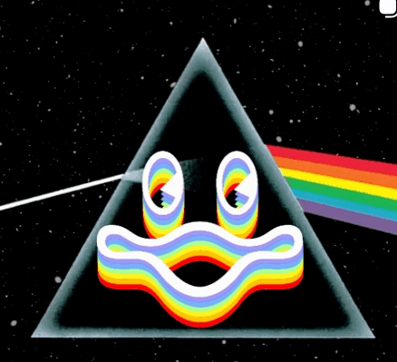 Dark Side of the Gizz Sticker - Item by Weirdo Swarm