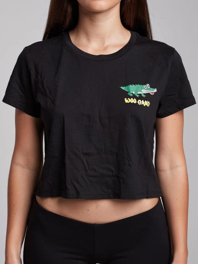 WOO Gang Crop Top - WOO Gang assemble.. Crop Top style... SCREENPRINTED BY HAND - LIMITED EDITION OF 21....
